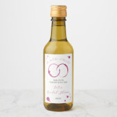 彼はメルロで彼女を飲んだ,ワイン,ワインの汚れ,シャワー ワインラベル (正面)