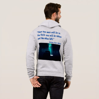 彼はメンズ来・グレー・ジッパーだ パーカ