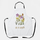 彼はモダン復活祭のフローラを起こした エプロン (正面)