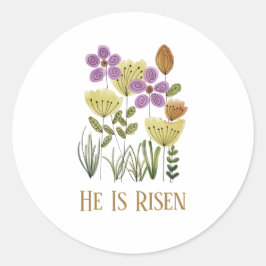 彼はモダン復活祭のフローラを起こした ラウンドシール