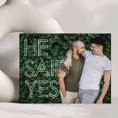 彼はモダンYes写真は日付を保存すると言った 案内ポストカード