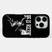 彼はリージンおもしろいイエスバスケットボールイースターの日だ Case-Mate iPhoneケース (裏面 (横))