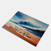 彼は万事奇麗に操を作った ドアマット (アングル)