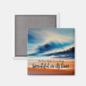 彼は万物に美しい磁石を造った マグネット (正面/裏面)