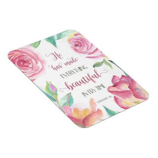 彼は万物を美しい教会に作った3:11 マグネット (右側)