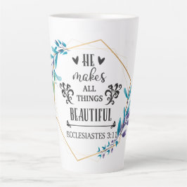 彼は万物を美しくする カフェラテマグ