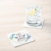 彼は万物を美しくする スクエアペーパーコースター (インサイチュ)