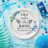 彼は万物を美しくする ペーパープレート (パーティー)