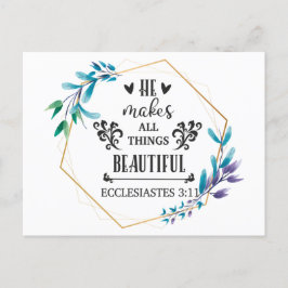 彼は万物を美しくする ポストカード