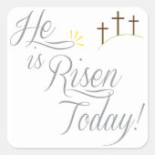 彼は三つ十字を切った スクエアシール (正面)