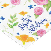 彼は上がったイースターです ショートテーブルランナー (コーナー)