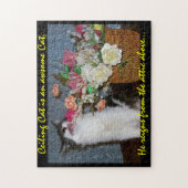 彼は上の屋根裏部屋から… ジグソーパズル (縦)