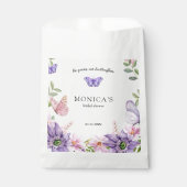 彼は与え彼女の蝶ブライダルシャワーエレガント フェイバーバッグ (正面)