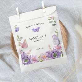 彼は与え彼女の蝶ブライダルシャワーエレガント フェイバーバッグ