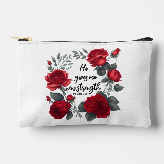 彼は与え新しい力だ アクセサリーポーチ (正面)