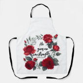 彼は与え新しい力だ エプロン (正面)