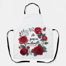 彼は与え新しい力だ エプロン