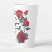 彼は与え新しい力だ カフェラテマグ (正面)