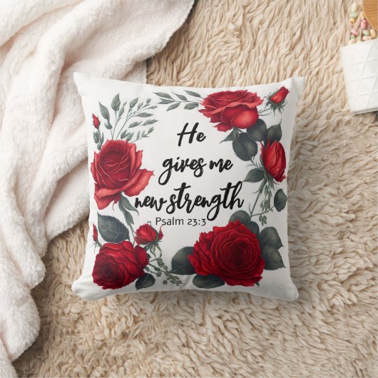 彼は与え新しい力だ クッション (ブランケット)