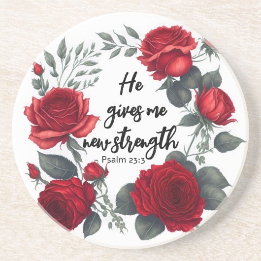 彼は与え新しい力だ コースター (正面)