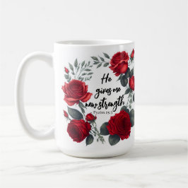 彼は与え新しい力だ コーヒーマグカップ