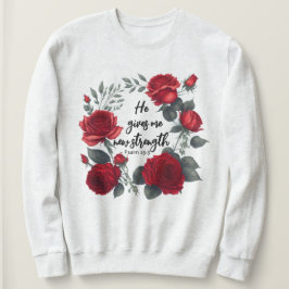 彼は与え新しい力だ スウェットシャツ