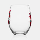 彼は与え新しい力だ ステムなしワイングラス (右)