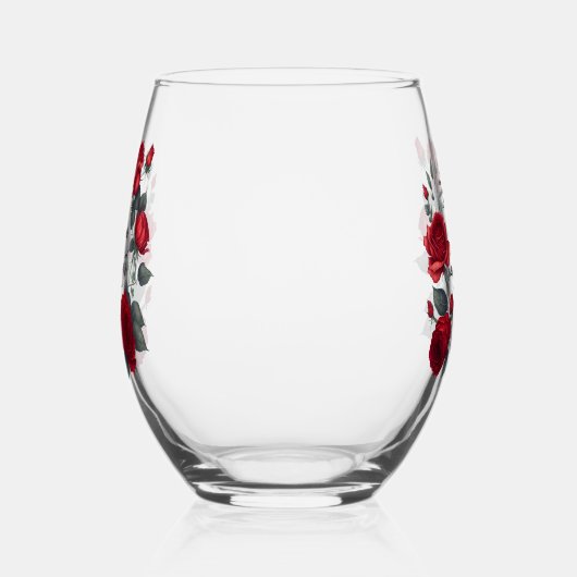 彼は与え新しい力だ ステムなしワイングラス (右)