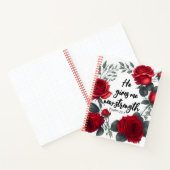 彼は与え新しい力だ ノートブック (内部)