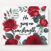 彼は与え新しい力だ マウスパッド (正面)