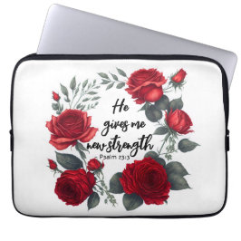 彼は与え新しい力だ ラップトップスリーブ