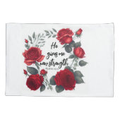 彼は与え新しい力だ 枕カバー (裏面)