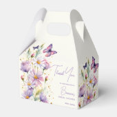 彼は与え私の蝶のブライダルシャワー感謝していよ フェイバーボックス (正面サイド)