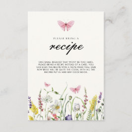 彼は与え私チョイブライダルシャワーレシピ エンクロージャーカード