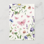 彼は与え私チョイブライダルシャワーレシピ エンクロージャーカード (裏面)