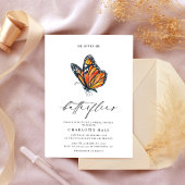 彼は与え私チョイ(昆虫)オオカバマダラ、モナークブライダルシャワー 招待状