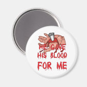 彼は与え血信者だ マグネット (正面/裏面)