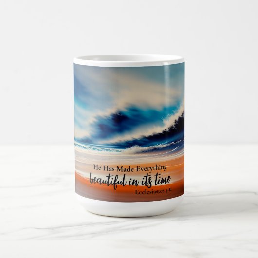 彼は何でも美しいコーヒーマグを作った コーヒーマグカップ (中央)