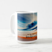 彼は何でも美しいコーヒーマグを作った コーヒーマグカップ (正面左)