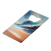 彼は何でも美しいボトルを開いた クレジットカード栓抜き (裏面アングル)