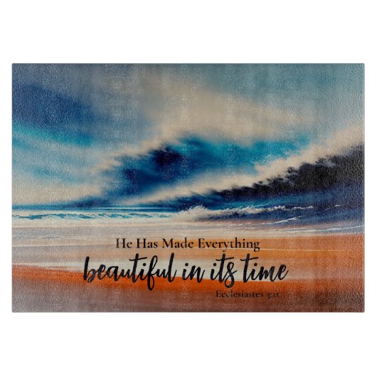 彼は何でも美しい板を作った カッティングボード (正面)