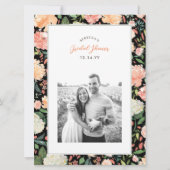 彼は何と言ったか新郎ブライダルシャワーゲーム 招待状 (裏面)