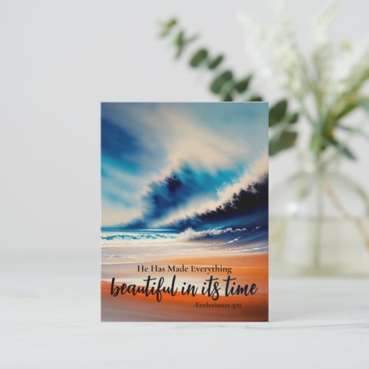 彼は何もかも美しいポストカードを作った ポストカード (スタンド正面)