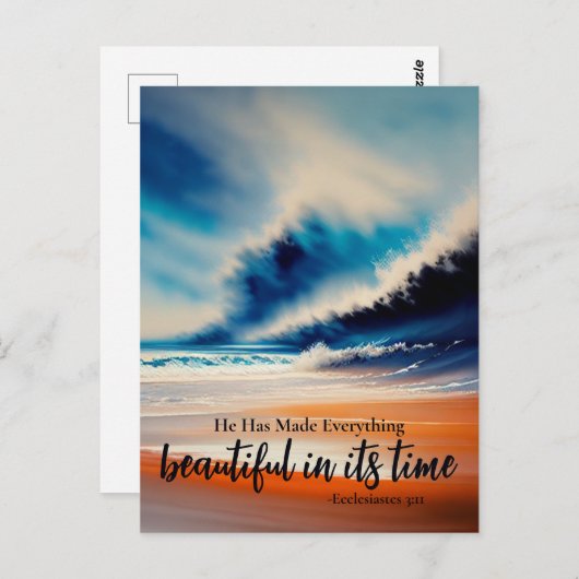 彼は何もかも美しいポストカードを作った ポストカード (正面/裏面)