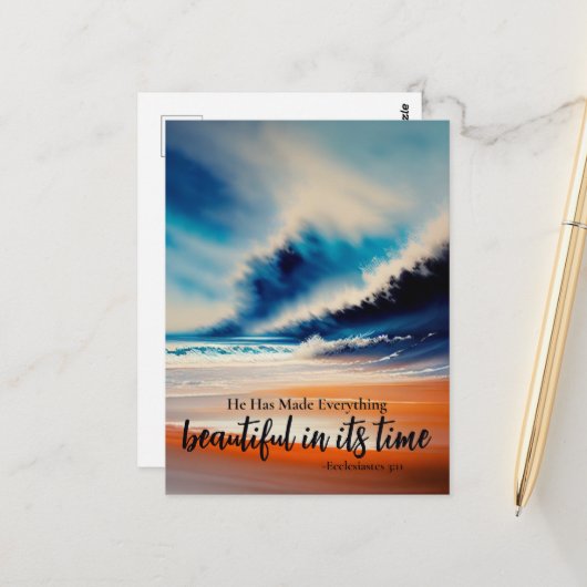 彼は何もかも美しいポストカードを作った ポストカード (正面/裏面インサイチュ)