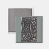 彼は何を…ハート? マグネット (正面/裏面)