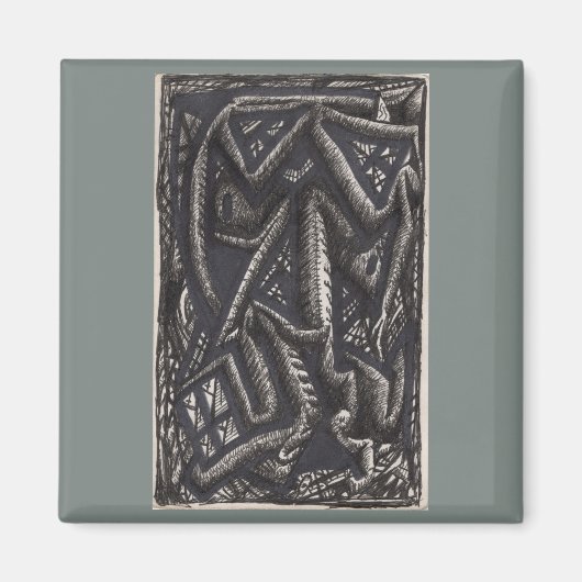 彼は何を…ハート? マグネット (正面)