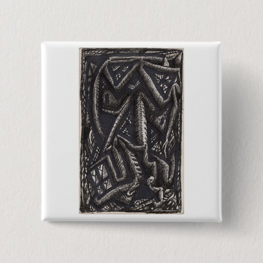 彼は何を…ハート? 缶バッジ (正面)