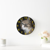 彼は何考えるですか。 ラウンド壁時計 (ホーム)