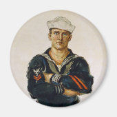 彼は保世界に安全だ マグネット (正面)